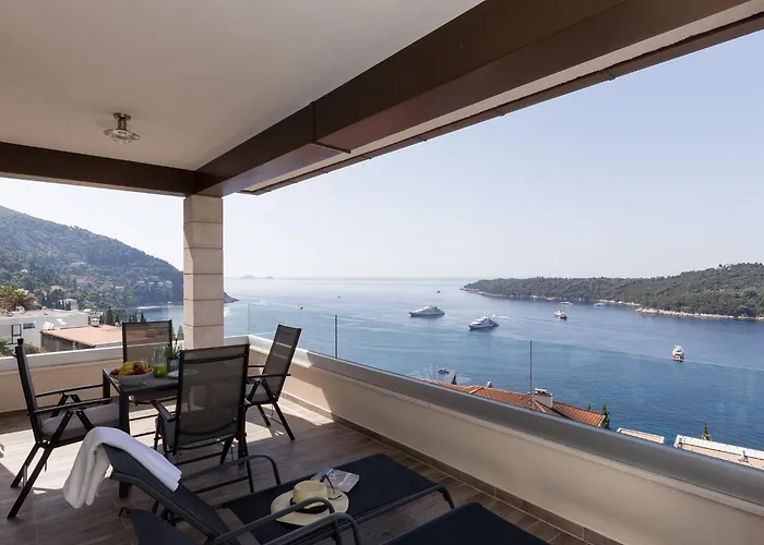 Amorino Of - With Terrace And Sea View Lavanda דירה דוברובניק